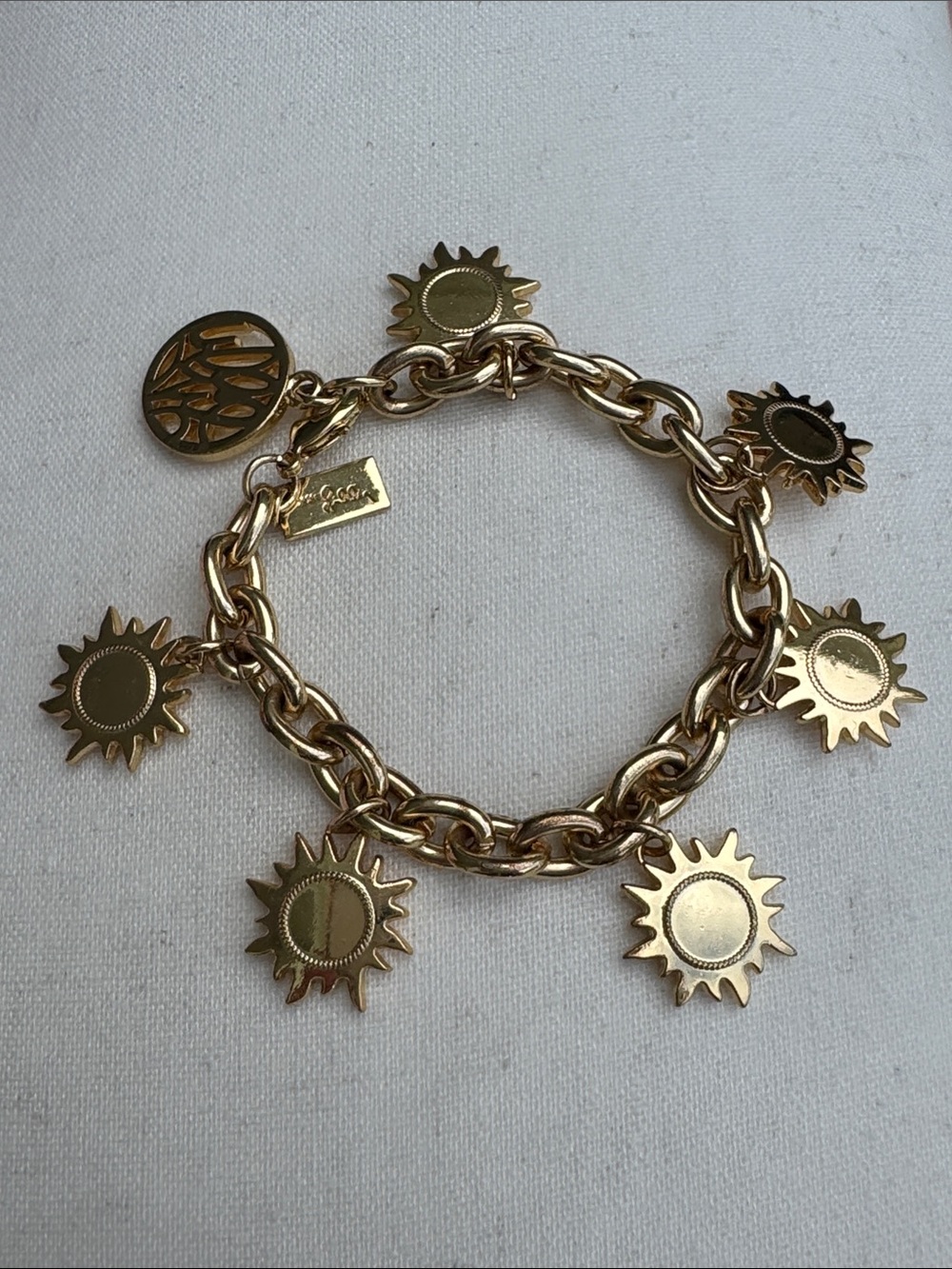 Lilly Pulitzer is shine sunflowers charm bracelet